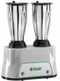 FRULLATORE DOPPIO PROFESSIONALE CON BICCHIERE INOX